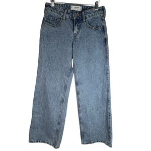 Hollister Low-Rise Baggy Blue Jeans Size 25 100% Cotton